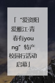 “爱资阳爱雁江·青春有young”特产校园行活动启幕