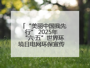 “美丽中国我先行” 2025年“六·五”世界环境日电网环保宣传系列活动——多场景联动，共筑生态发展新图景