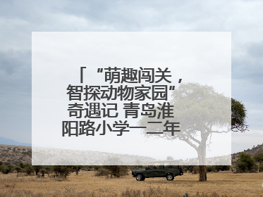 “萌趣闯关，智探动物家园”奇遇记 青岛淮阳路小学一二年级项目化乐考
