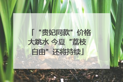 “贵妃同款”价格大跳水 今夏“荔枝自由”还将持续
