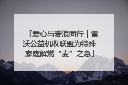 爱心与麦浪同行｜雷沃公益机收联盟为特殊家庭解燃“麦”之急