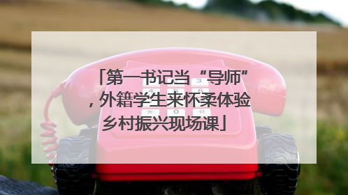 第一书记当“导师”，外籍学生来怀柔体验乡村振兴现场课