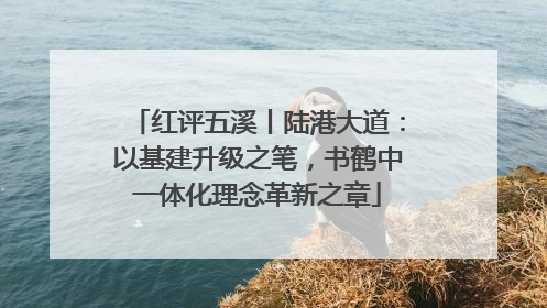 红评五溪丨陆港大道：以基建升级之笔，书鹤中一体化理念革新之章