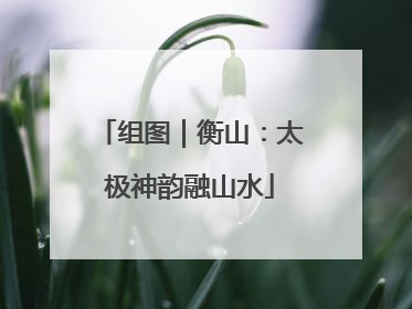 组图｜衡山：太极神韵融山水