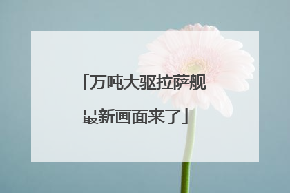 万吨大驱拉萨舰最新画面来了