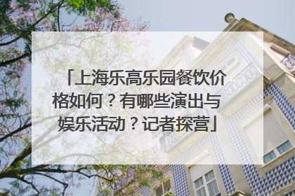 上海乐高乐园餐饮价格如何？有哪些演出与娱乐活动？记者探营