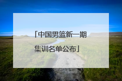 中国男篮新一期集训名单公布