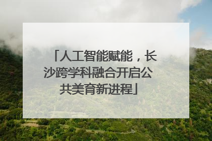 人工智能赋能，长沙跨学科融合开启公共美育新进程