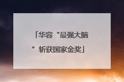 华容“最强大脑”斩获国家金奖