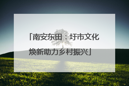 南安东田：圩市文化焕新助力乡村振兴