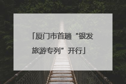 厦门市首趟“银发旅游专列”开行