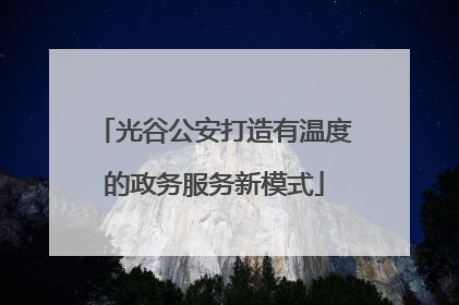 光谷公安打造有温度的政务服务新模式