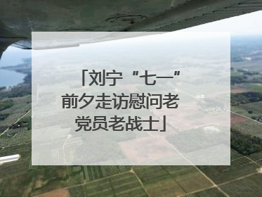 刘宁“七一”前夕走访慰问老党员老战士