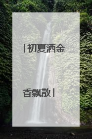 初夏洒金香飘散
