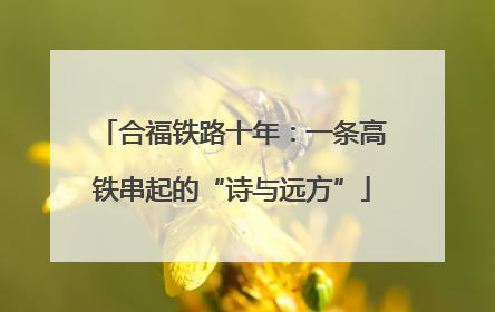 合福铁路十年：一条高铁串起的“诗与远方”