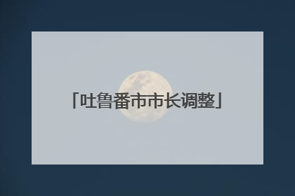 吐鲁番市市长调整