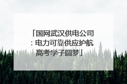 国网武汉供电公司：电力可靠供应护航高考学子圆梦
