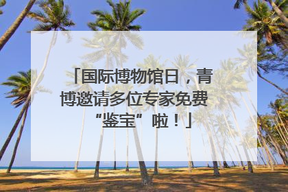 国际博物馆日，青博邀请多位专家免费“鉴宝”啦！