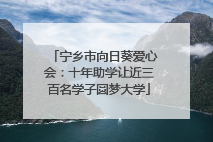 宁乡市向日葵爱心会：十年助学让近三百名学子圆梦大学