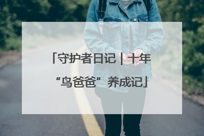 守护者日记｜十年“鸟爸爸”养成记