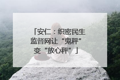 安仁：织密民生监督网让“鬼秤”变“放心秤”