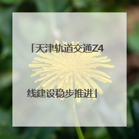 天津轨道交通Z4线建设稳步推进