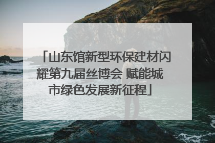 山东馆新型环保建材闪耀第九届丝博会 赋能城市绿色发展新征程