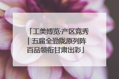 工美博览·产区竞秀｜五届全勤陇原列阵 百品领衔甘肃出彩