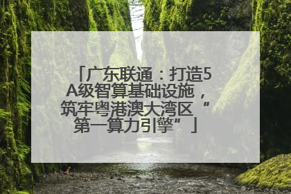 广东联通：打造5A级智算基础设施，筑牢粤港澳大湾区“第一算力引擎”
