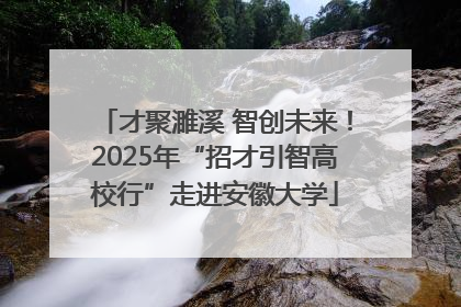 才聚濉溪 智创未来！2025年“招才引智高校行”走进安徽大学
