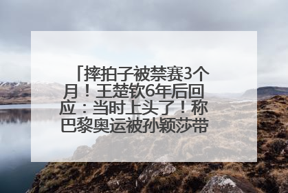 摔拍子被禁赛3个月！王楚钦6年后回应：当时上头了！称巴黎奥运被孙颖莎带着打，搭档8年“一个眼神就能懂”