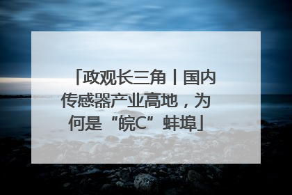 政观长三角丨国内传感器产业高地，为何是“皖C”蚌埠