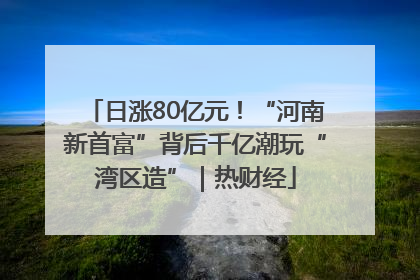 日涨80亿元！“河南新首富”背后千亿潮玩“湾区造”｜热财经
