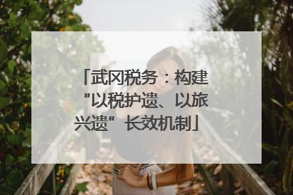 武冈税务：构建“以税护遗、以旅兴遗”长效机制
