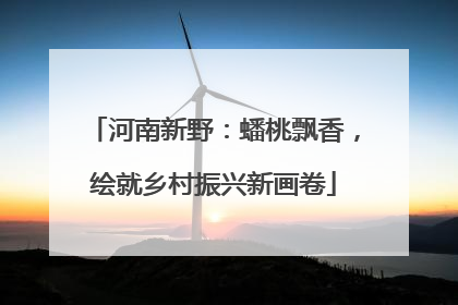 河南新野：蟠桃飘香，绘就乡村振兴新画卷