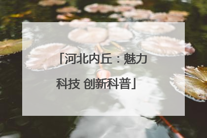 河北内丘：魅力科技 创新科普