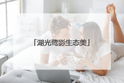 湖光鹭影生态美