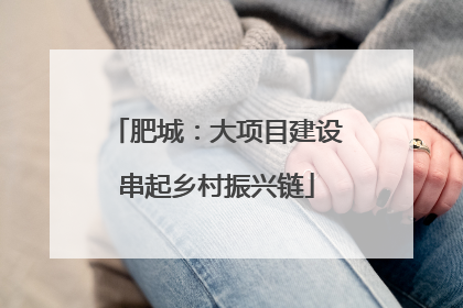肥城：大项目建设串起乡村振兴链