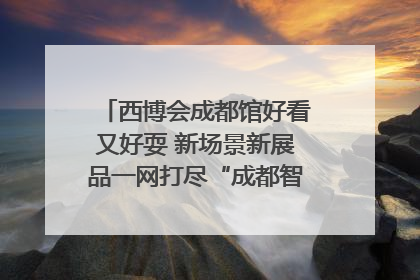 西博会成都馆好看又好耍 新场景新展品一网打尽“成都智造”｜西博视界