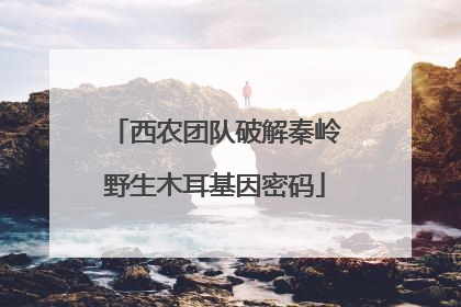 西农团队破解秦岭野生木耳基因密码