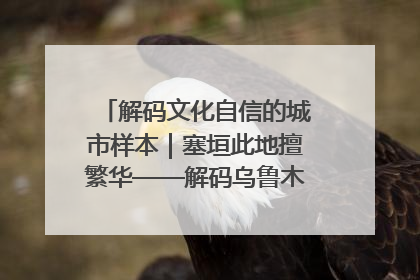 解码文化自信的城市样本｜塞垣此地擅繁华——解码乌鲁木齐的文化自信样本