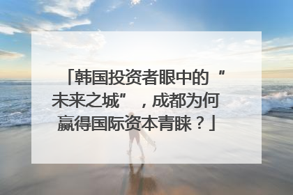 韩国投资者眼中的“未来之城”，成都为何赢得国际资本青睐？