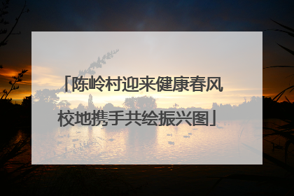 陈岭村迎来健康春风 校地携手共绘振兴图