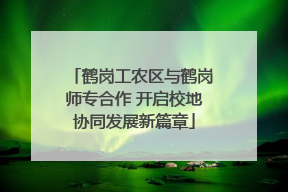 鹤岗工农区与鹤岗师专合作 开启校地协同发展新篇章