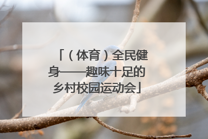 （体育）全民健身——趣味十足的乡村校园运动会