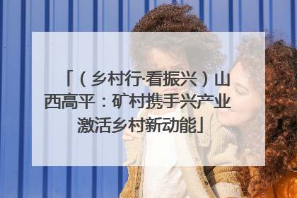 （乡村行·看振兴）山西高平：矿村携手兴产业 激活乡村新动能