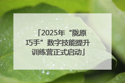 2025年“陇原巧手”数字技能提升训练营正式启动