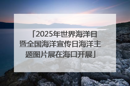 2025年世界海洋日暨全国海洋宣传日海洋主题图片展在海口开展