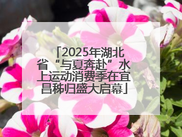 2025年湖北省“与夏奔赴”水上运动消费季在宜昌秭归盛大启幕