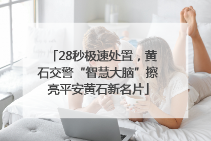 28秒极速处置，黄石交警“智慧大脑”擦亮平安黄石新名片